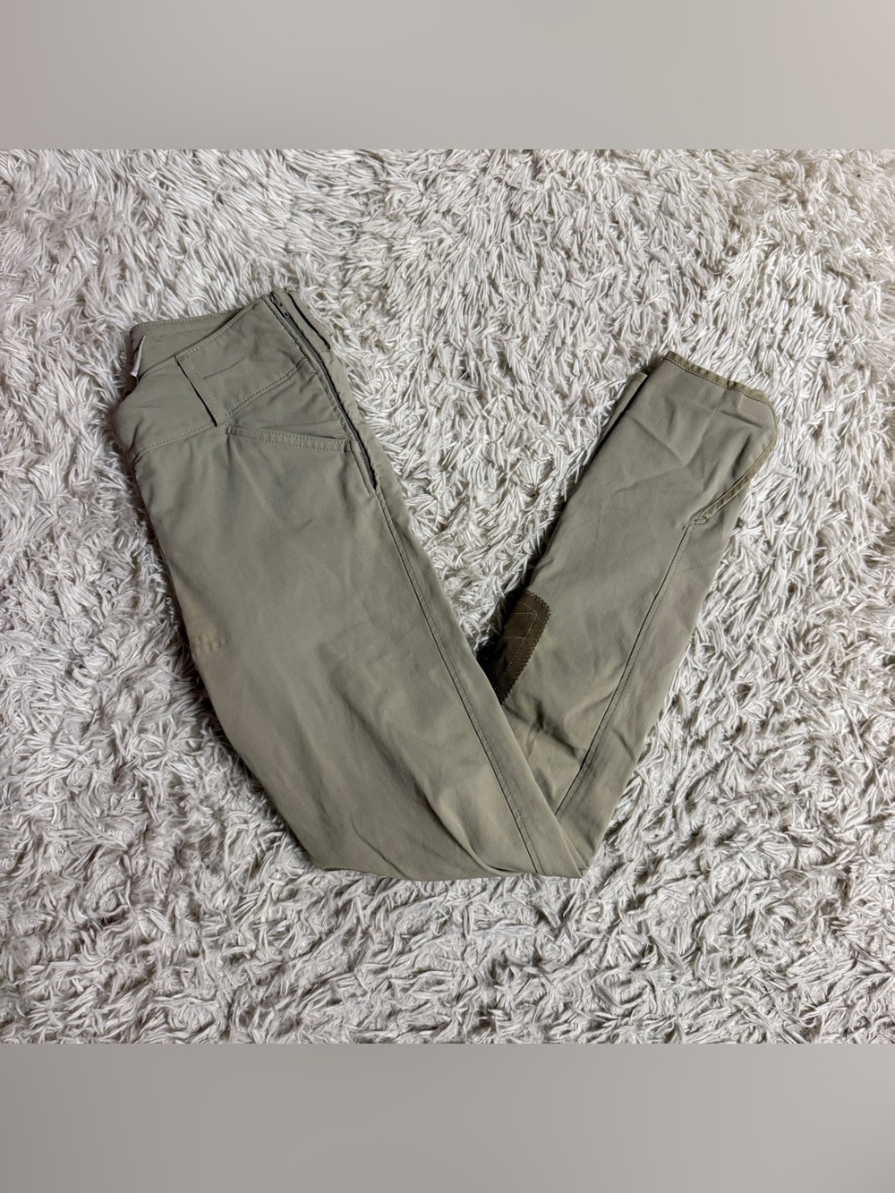 Women’s Size 26R Tan Tailored Sportsman Knee Patch Horseback Riding Breeches